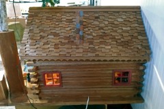 Back of Cabin - Roof on