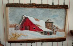 Winter Barn