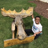 The moose and his friend