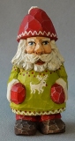 Sqautty Santa with Green Coat