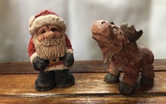 Santa and Moose
