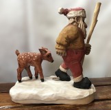 Santa with deer