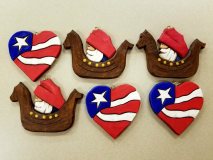 Flag and Sailor Ornaments