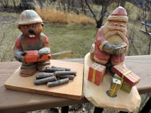 The Beaver and Santa Ice Fishing
