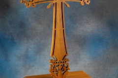 Scroll saw cross