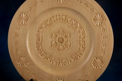 Chip carved plate