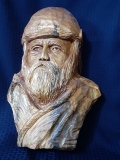 Mountain Man using basswood log